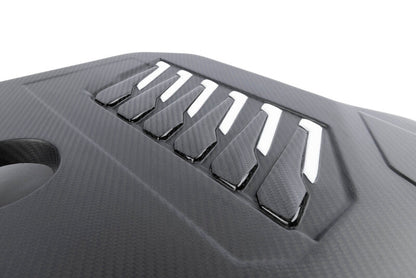 Dinan 19-26 BMW B58D (G01/G02/G20/G22/G23/G26/G42) Matte Carbon Fiber Engine Cover w/Gloss Accents