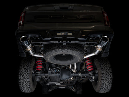 AWE Gen 3 Raptor R SwitchPath Exhaust  - Chrome Silver Tips