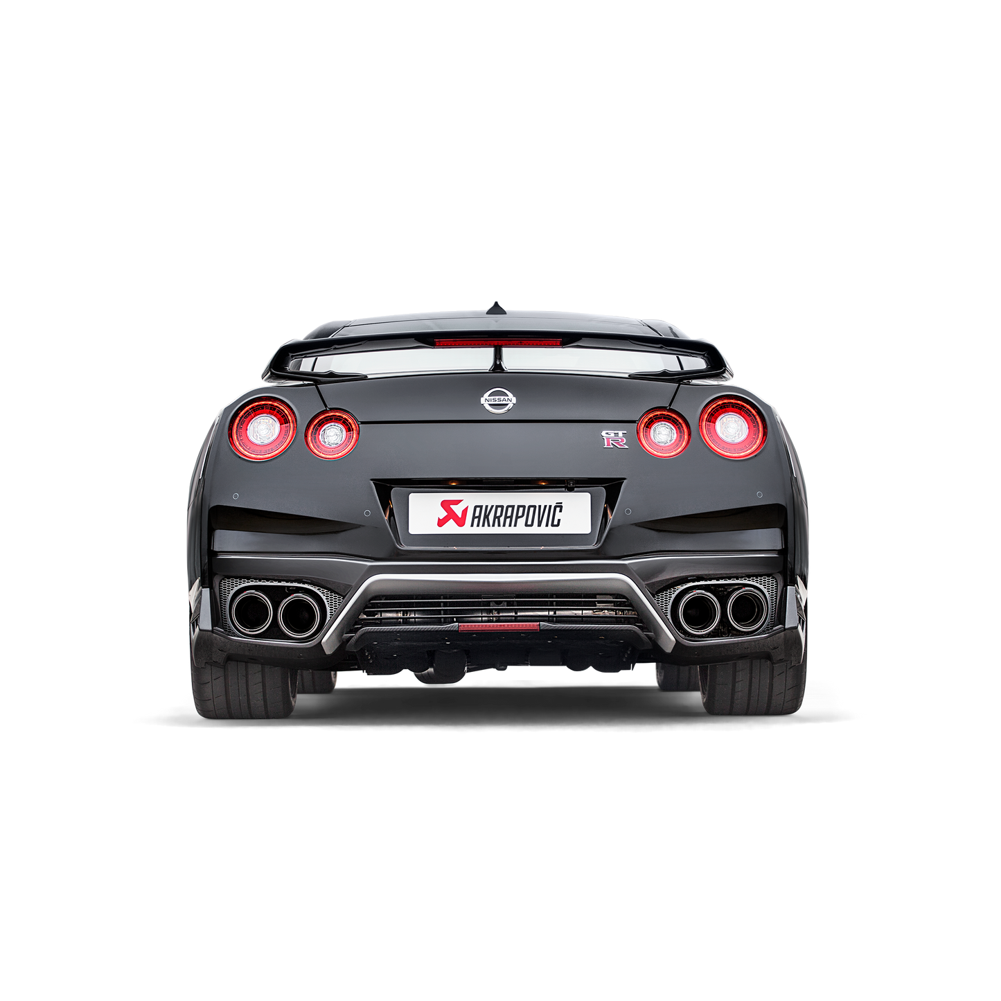 Akrapovič Evolution Line Catback Exhaust (Titanium) w/o Tips - 2008-2025 Nissan GT-R