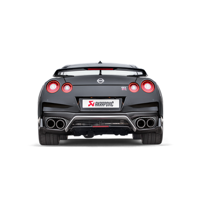 Akrapovič Evolution Line Catback Exhaust (Titanium) w/o Tips - 2008-2025 Nissan GT-R
