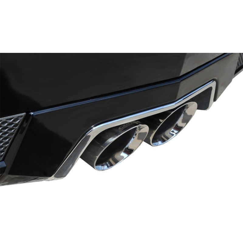 Corsa 11-13 Cadillac CTS Coupe V 6.2L V8 Polished Sport Axle-Back Exhaust