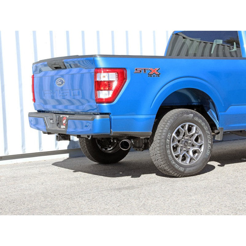 aFe Apollo GT 3in 409 SS Cat-Back Exhaust 2021 Ford F-150 V6 2.7L/3.5L (tt)/V8 5.0L w/ Black Tips