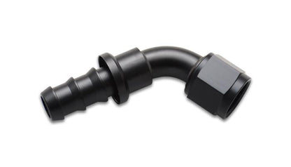 Vibrant Push-On 60 Degree Hose End Elbow Fitting Size -12AN