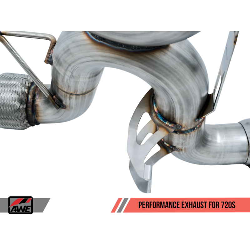 AWE Tuning McLaren 720S Performance Exhaust - Chrome Silver Tips