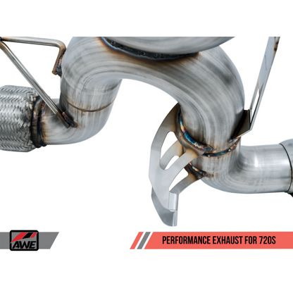 AWE Tuning McLaren 720S Performance Exhaust - Chrome Silver Tips