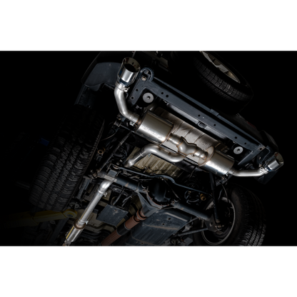 AWE Tuning 07-18 Jeep Wrangler JK/JKU 3.6L Tread Edition Axle-Back Dual Exhaust - Chrome Silver Tips