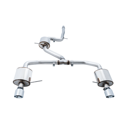 AWE Tuning 18-21 Volkswagen Jetta GLI Mk7 Touring Exhaust - Chrome Silver Tips (Fits High-Flow DP)