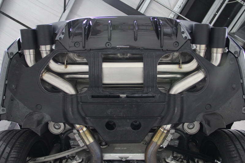 Dinan 18-23 BMW M5 (F90) Free Flow Axleback Exhaust System - Black Tips