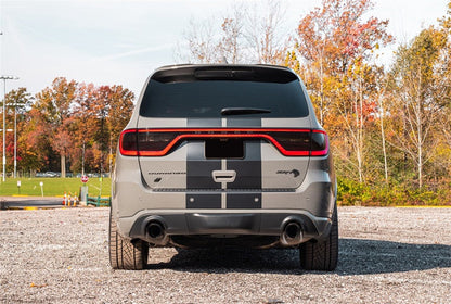 Corsa 2021-2025 Dodge Durango SRT Hellcat Cat-Back 2.75in Dual Rear Exit Xtreme 4.5in Black PVD Tips