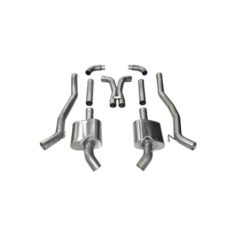 Corsa 10-15 Chevrolet Camaro SS 6.2L V8 Manual Xtreme 3in Cat-Back (No Tips Uses Factory Bezels)