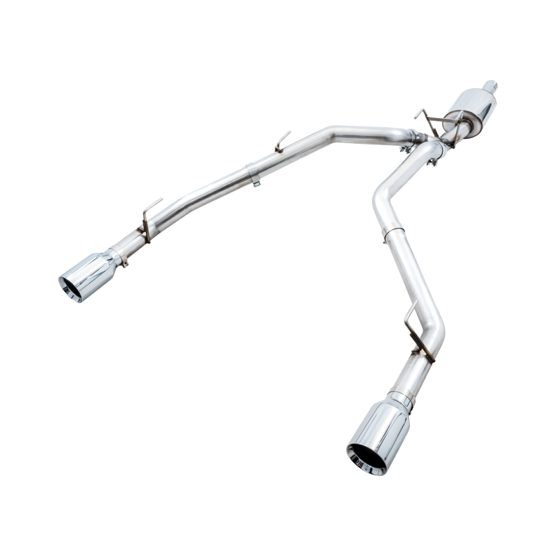 AWE Tuning 09-18 RAM 1500 5.7L (w/Cutouts) 0FG Dual Rear Exit Cat-Back Exhaust - Chrome Silver Tips