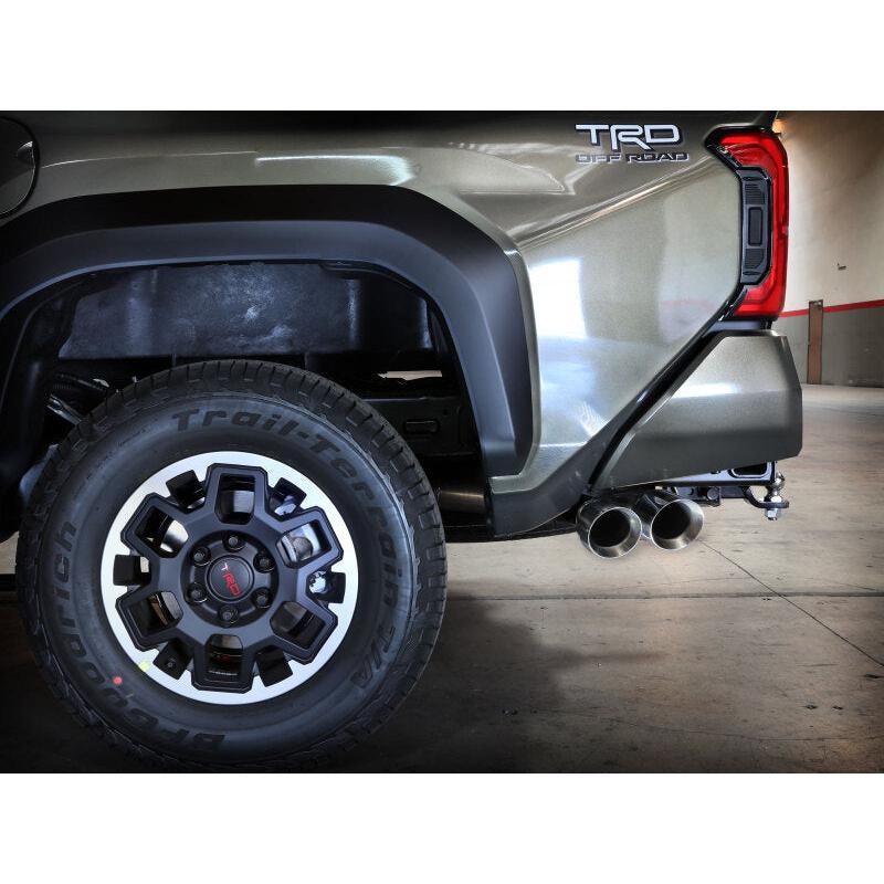 aFe 2024 Toyota Tacoma L4 2.4L Vulcan Series 2.5-3in 304 SS Steel Cat-Back Exhaust w/Polished Tips