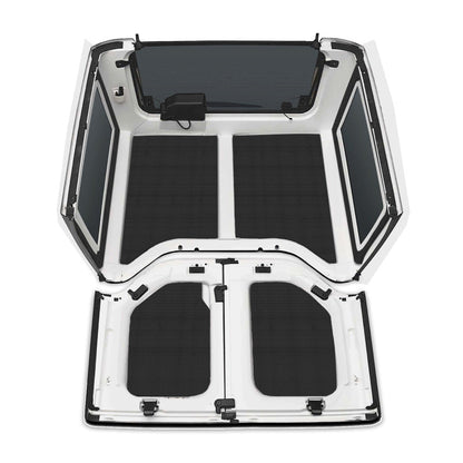 DEI 11-18 Jeep Wrangler JK 2-Door Boom Mat Complete Headliner Kit - 6 Piece - Black
