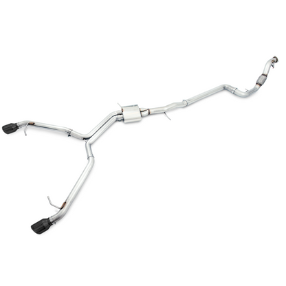 AWE Tuning Audi B9 A5 Track Edition Exhaust Dual Outlet - Diamond Black Tips (Includes DP)