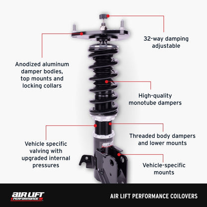 Air Lift Performance 11-23 Chrysler 300 / 15-23 Dodge Challenger Coilover Kit