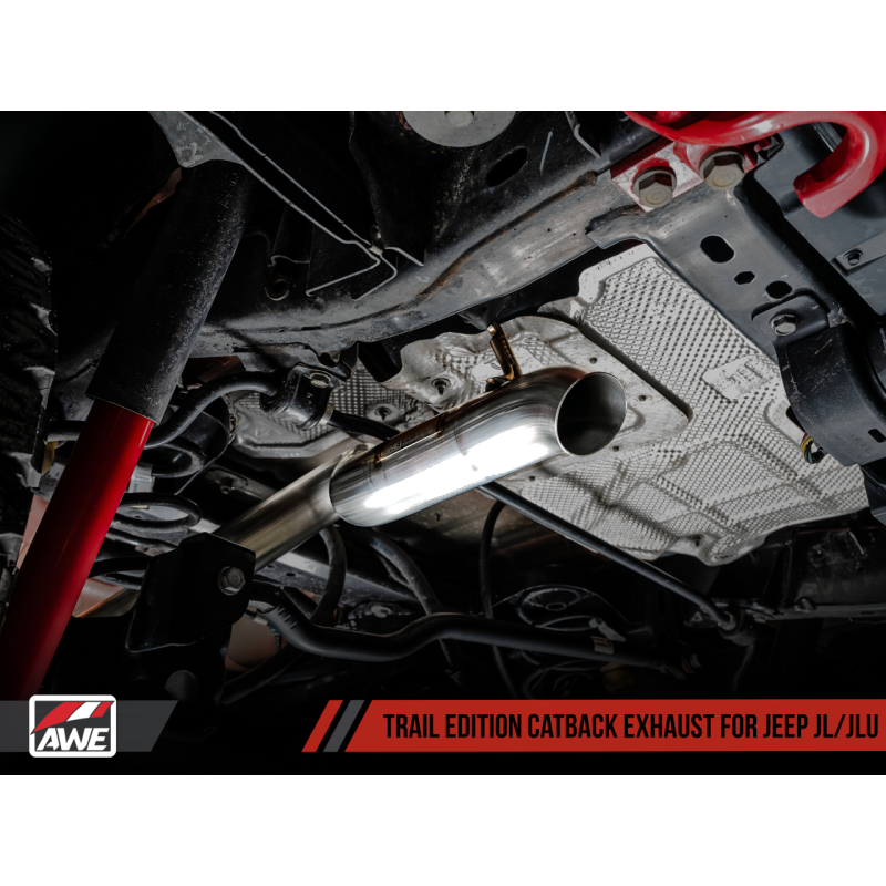 AWE Tuning 2018+ Jeep Wrangler JL/JLU 3.6L Trail Edition Cat-Back Exhaust