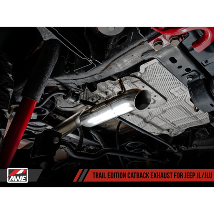 AWE Tuning 2018+ Jeep Wrangler JL/JLU 3.6L Trail Edition Cat-Back Exhaust