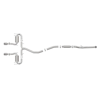 aFe Takeda 3in 304 SS Cat-Back Exhaust System w/Polished Tips 17-21 Honda Civic Sport L4-1.5L (t)