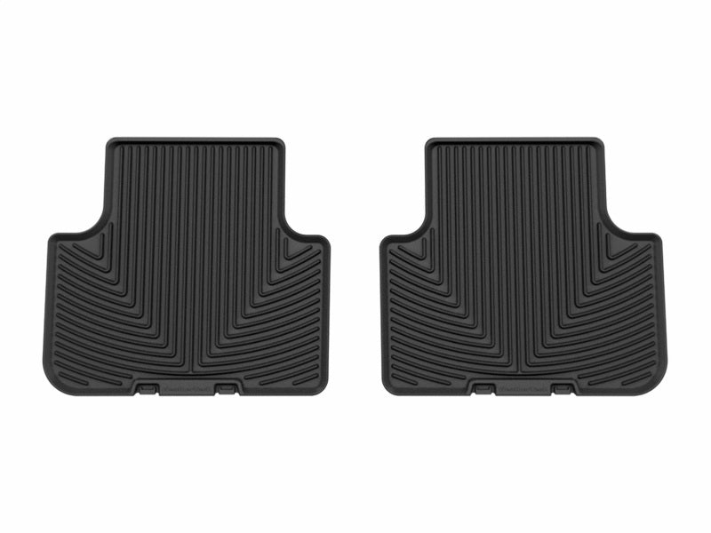 WeatherTech 17-25 Audi Q7 2nd Row Rear All-Weather Floor Mats - Black