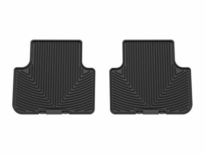 WeatherTech 17-25 Audi Q7 2nd Row Rear All-Weather Floor Mats - Black