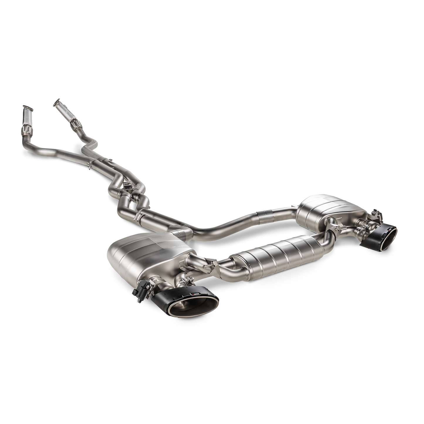 Akrapovič Evolution Line Link Pipe Set (SS) - 2020-2026 Audi RS6/RS7 (C8)