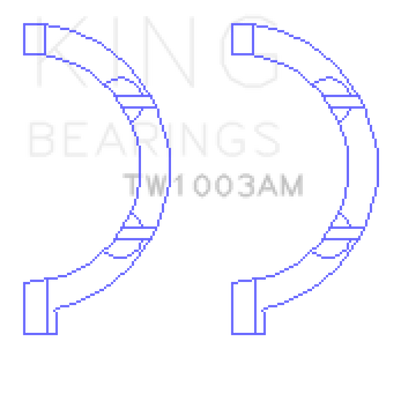 King Engine Bearings Chrysler 345/370 OHV Hemi Thrust Washer Set