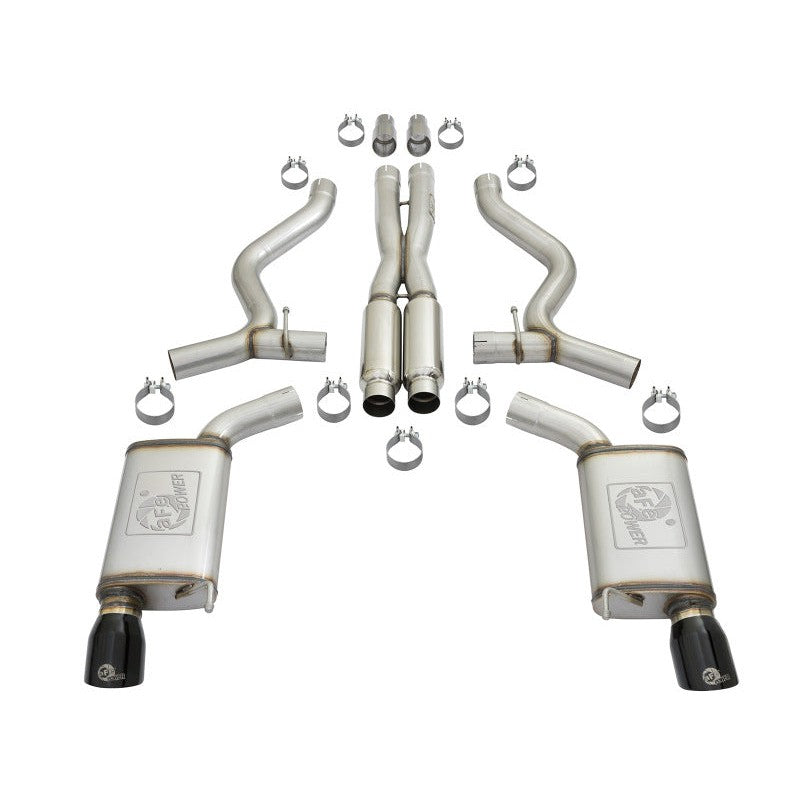 aFe MACH Force-Xp 304 SS Cat-Back Exhaust System w/ Black Tip - 11-22 Dodge Durango