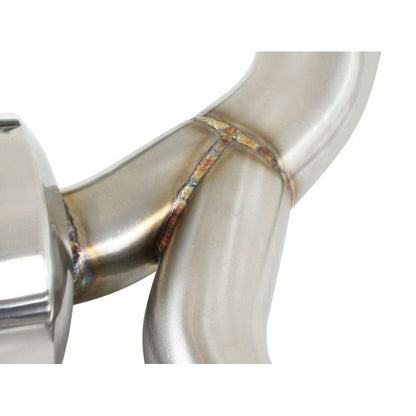 aFe Takeda Exhaust Axle-Back 13-15 Scion FRS / Subaru BRZ 304SS Black Dual Tips Exhaust