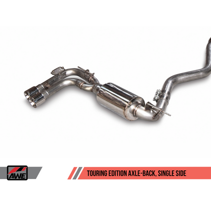 AWE Tuning BMW F3X N20/N26 328i/428i Touring Edition Exhaust Quad Outlet - 80mm Chrome Silver Tips