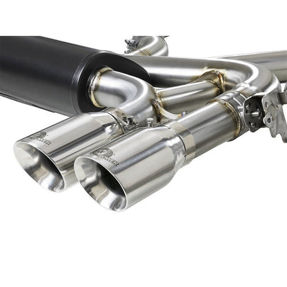 aFe MACH Force-Xp 3.5in 304 SS Cat-Back w/Polished Tips 15-18 BMW X5 M (F85)/X6 M (F86) V8-4.4L S63