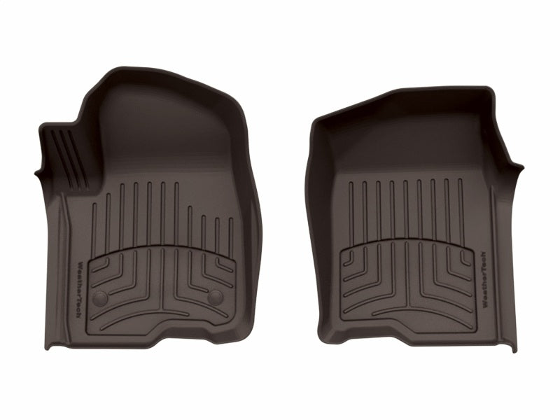 WeatherTech 2019+ GMC Sierra / Sierra Denali 1500 Front FloorLiner HP - Cocoa