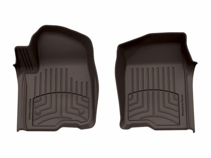 WeatherTech 2019+ GMC Sierra / Sierra Denali 1500 Front FloorLiner HP - Cocoa