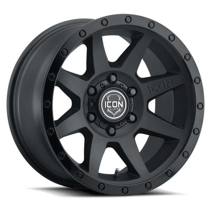 ICON Rebound 20x9 6x5.5 0mm Offset 5in BS 106.1mm Bore Double Black Wheel
