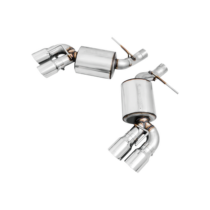 AWE Tuning 16-19 Chevrolet Camaro SS Axle-back Exhaust - Touring Edition (Quad Chrome Silver Tips)