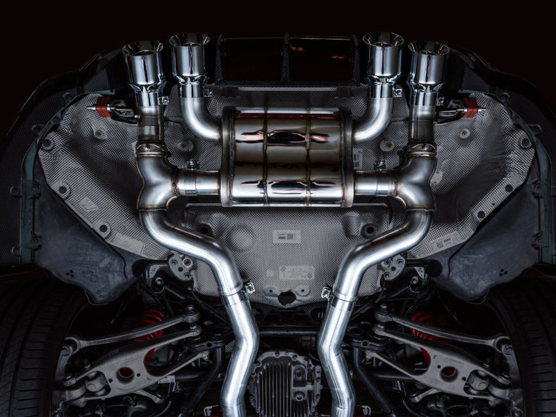 AWE Tuning SwitchPath Cat-Back Exhaust for BMW G8X M3/M4 - Chrome Silver Tips