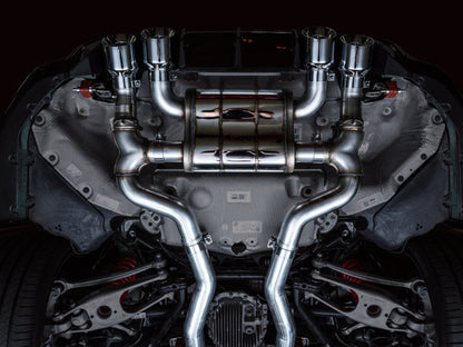 AWE Tuning SwitchPath Cat-Back Exhaust for BMW G8X M3/M4 - Chrome Silver Tips