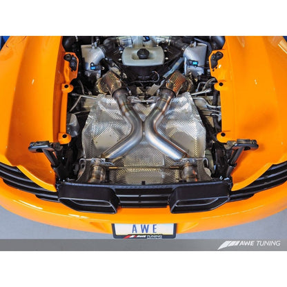 AWE Tuning McLaren MP4-12C Performance Exhaust - Machined Tips