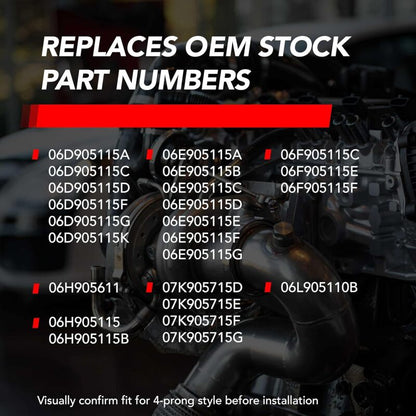 APR EA888.1/EA888.2/EA113/EA837 (PQ35/PQ45) 2.0T/3.0T Ignition Coil - Red