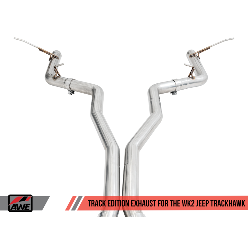 AWE Tuning 2020 Jeep Grand Cherokee SRT/Trackhawk Track Edition Exhaust - Use w/Stock Tips
