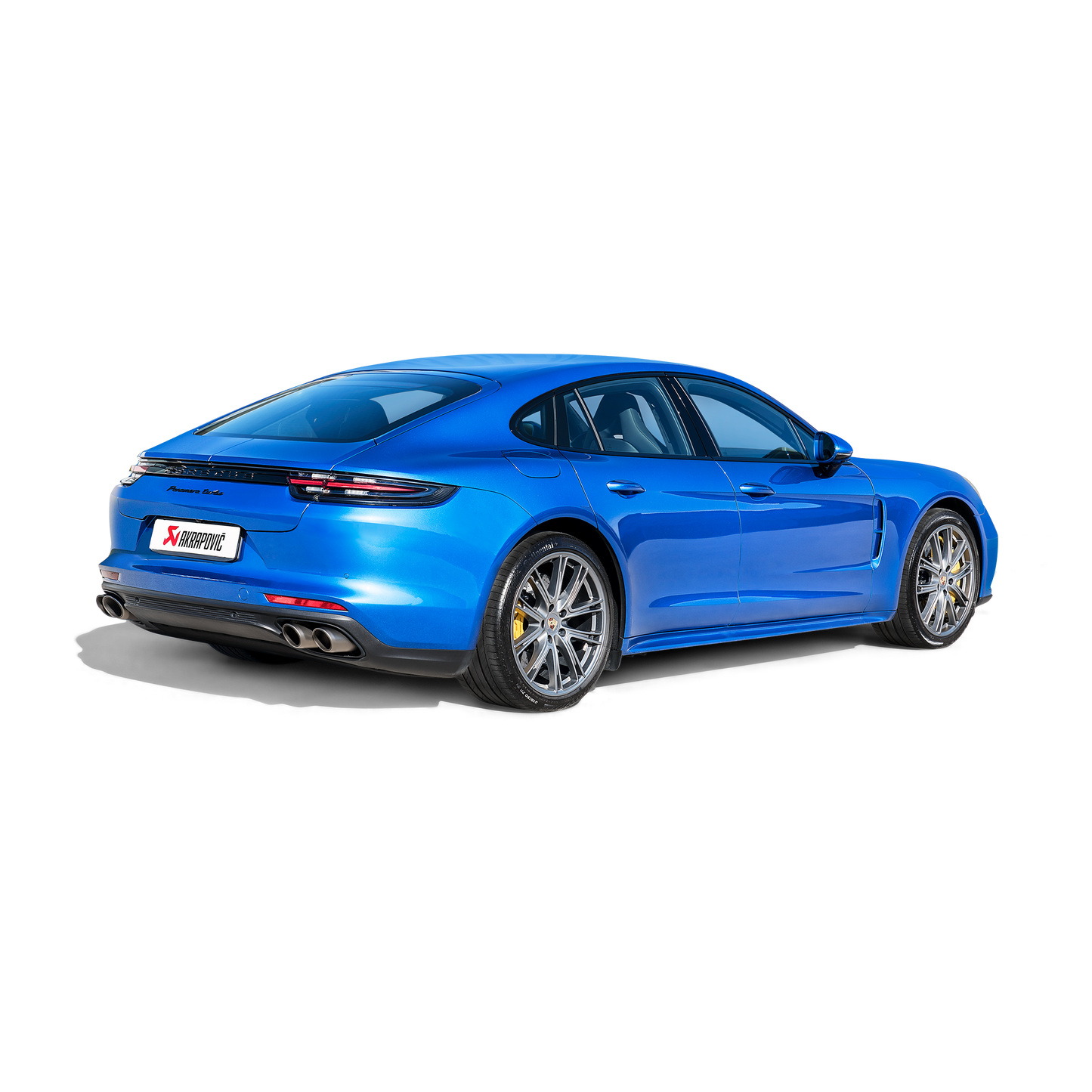 Akrapovič Evolution Line Catback Exhaust System (Titanium) w/Carbon Tail Pipe Set - 2017-2024 Porsche Panamera Turbo