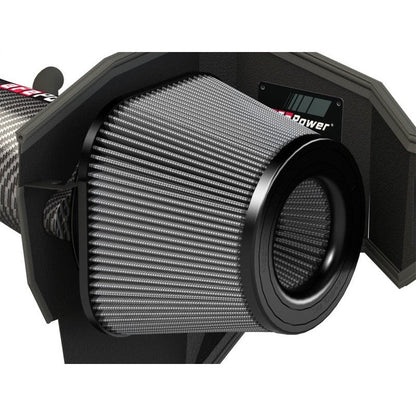 aFe POWER Magnum FORCE Carbon Fiber Stage 2 Pro Dry S CAIS - 11-18 Dodge Challenger/Charger V8-6.4L