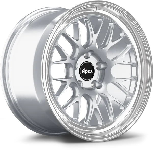 Apex Touring Line Forged ML-10RT Machined Lip Brushed Clear Nissan Fitment