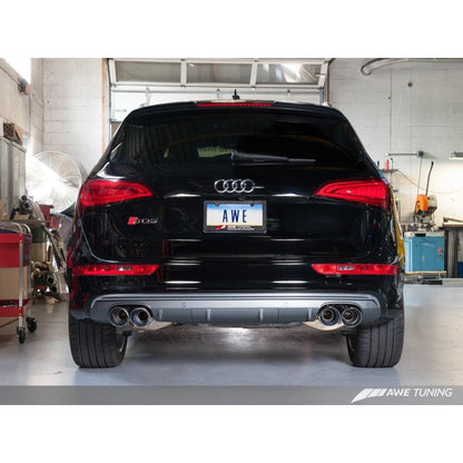 AWE Tuning Audi 8R SQ5 Touring Edition Exhaust - Quad Outlet Diamond Black Tips