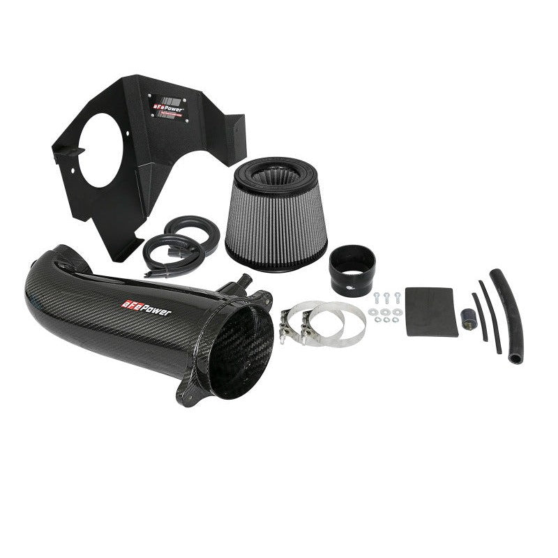aFe POWER Magnum FORCE Carbon Fiber Stage 2 Track Series Pro Dry S CAIS - 11-18 Dodge Challenger V8