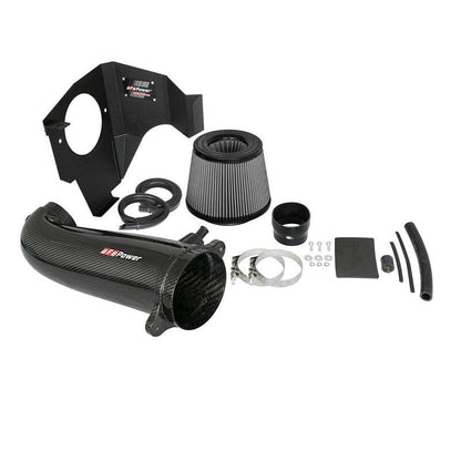 aFe POWER Magnum FORCE Carbon Fiber Stage 2 Track Series Pro Dry S CAIS - 11-18 Dodge Challenger V8