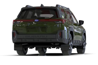 Rally Armor 2026 Subaru Outback (Incl. Wilderness) Black Mud Flap - Metallic Black Logo