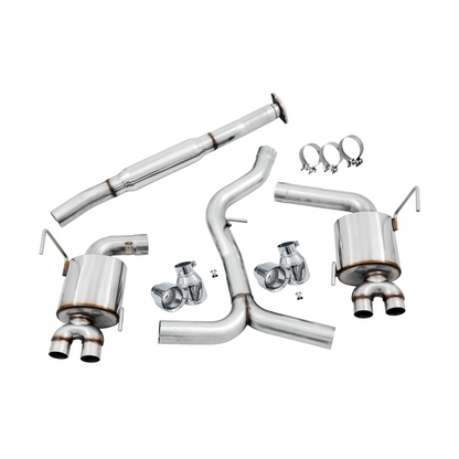 AWE Tuning 2015+ Subaru WRX VA Sedan Touring Edition Exhaust - Chrome Silver Tips (102mm)