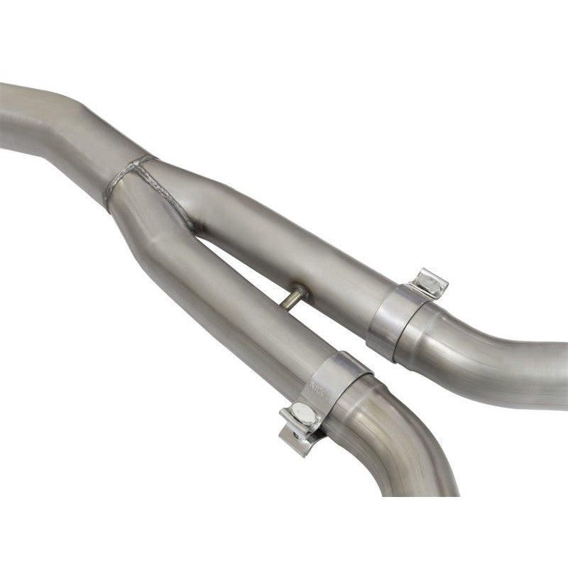 aFe MACHForce XP Exhausts Cat-Back SS-304 EXH w/ Polished Tips 15-16 Ford Mustang EcoBoost 2.3L (t)