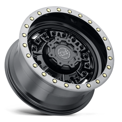 Black Rhino ABRAMS Gloss Gun Black Mach Dark Tint 20x9.5 +12 6x139.7mm 112.1mm