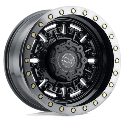 Black Rhino ABRAMS Gloss Gun Black Mach Dark Tint 20x9.5 -18 5x127mm 71.5mm